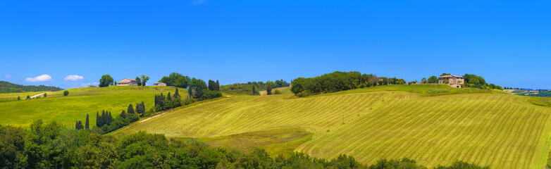 Toskana-Panorama, im Chianti-Gebiet