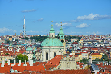 Obraz premium Rooftop landmark of Prague