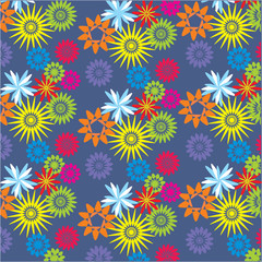 Vector floral pattern or wallpaper