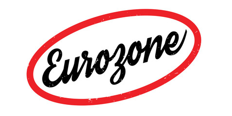 Eurozone rubber stamp. Grunge design with dust scratches. Effects can be easily removed for a clean, crisp look. Color is easily changed.