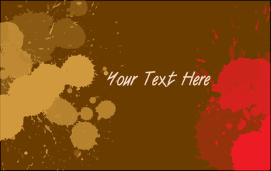 Grunge Paint Blot Vector