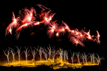 Feux d'artifice 14 juillet 2016 de Carcassonne