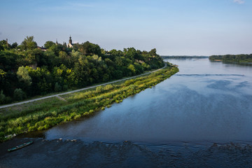 Vistula river near Wyszogrod, Poland