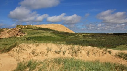 Rubjerg Knude, unique sand dune at the west coast of Denmark.