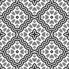 Design seamless monochrome waving pattern