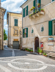 Fototapeta na wymiar Scenic sight in Caramanico Terme, comune in the province of Pescara in the Abruzzo region of Italy.