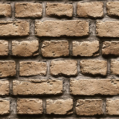 Old vintage brick wall texture for background