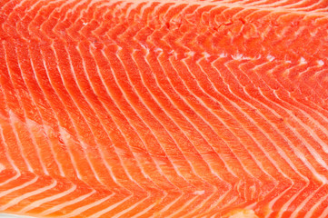 fresh salmon fillet background