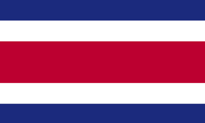 Fototapeta premium Flag of Costa Rica