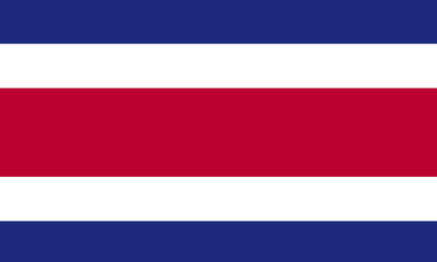 Obraz premium Flag of Costa Rica