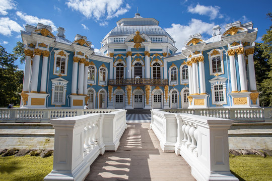 palace hermitage in pushkin russia