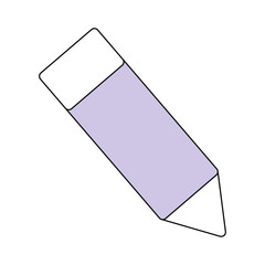 Wooden pencil symbol