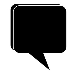 Naklejka premium speech bubble message icon vector illustration design