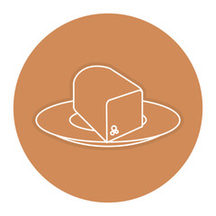 delicious toast bread icon vector illustration design