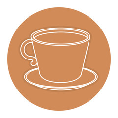 coffee cup isolated icon vector illustration design