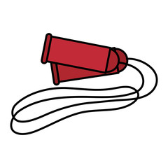 rope gym isolated icon vector illustration design