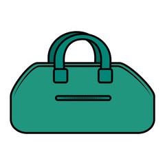 gym bag isolated icon vector illustration design
