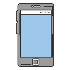 smartphone device isolated icon vector illustration design