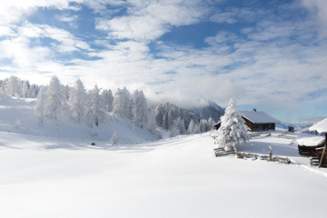 Amazing winter scenery, Austrian alps