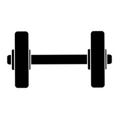 weight lifting device gym vector illustration design