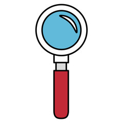 search magnifying glass icon vector illustration design