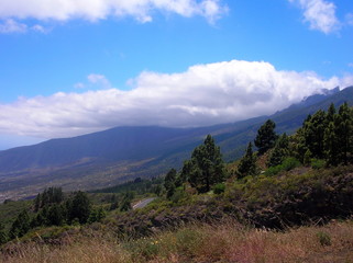 Berge und Wolken Teneriffa