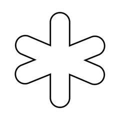 medical symbol icon over white background vector illustration