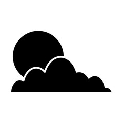 cloud sun sky weather seasonal climate icon