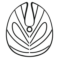 Fish grill in black simple silhouette style icons vector illustration for design and web isolated