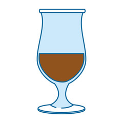 coffee drink icon over white background colorful design vector illustration