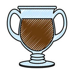 coffee drink icon over white background colorful design vector illustration