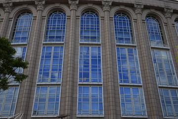 Office building as the background, the landmark of Shanghai in China