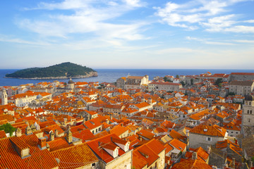 ドブロブニクの町並み