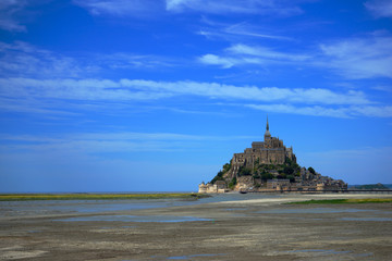 日中のモンサンミッシェル