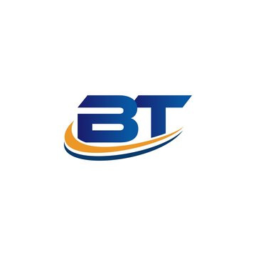 initial logo design bt