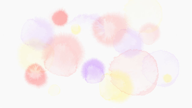 pastel tone color abstract vector background, look like watercolor drop style