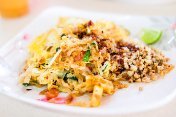 The famous traditional Thai food of the 