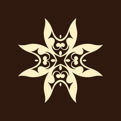 Vintage abstract ornamental logo. Element for design