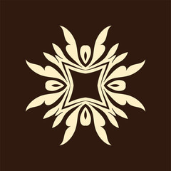 Vintage abstract ornamental logo. Element for design