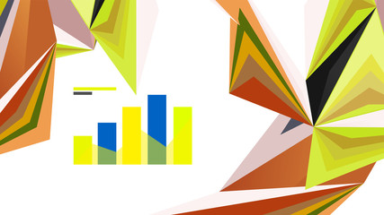 Modern triangle presentation template