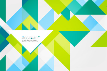 Triangle pattern design background