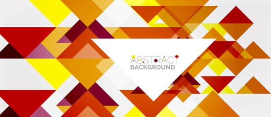 Triangle pattern design background