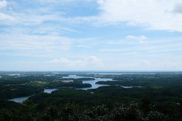 横山展望台より