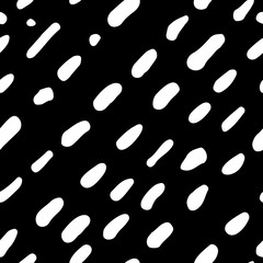 Simple stylish seamless hand-made pattern