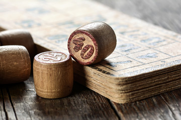 Vintage lotto game