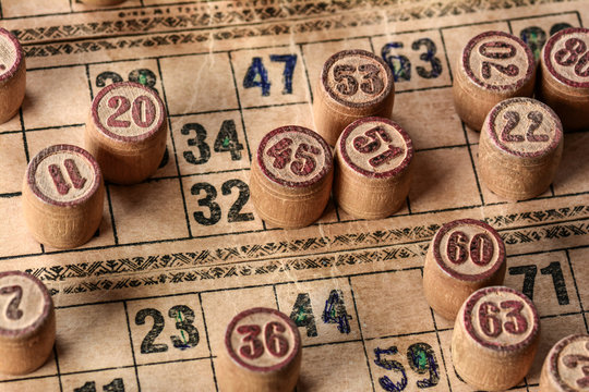 Vintage lotto game
