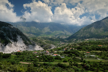 Fototapeta na wymiar Berglandschaft in Albanien.17145.jpg