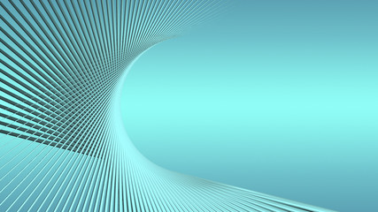 Abstract geometric blue background with twisted lines