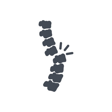 recommend clip art: Broken Bones Human Body silhouette Icon spine back