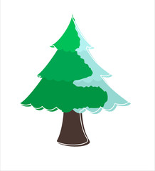 Snow on Christmas Tree